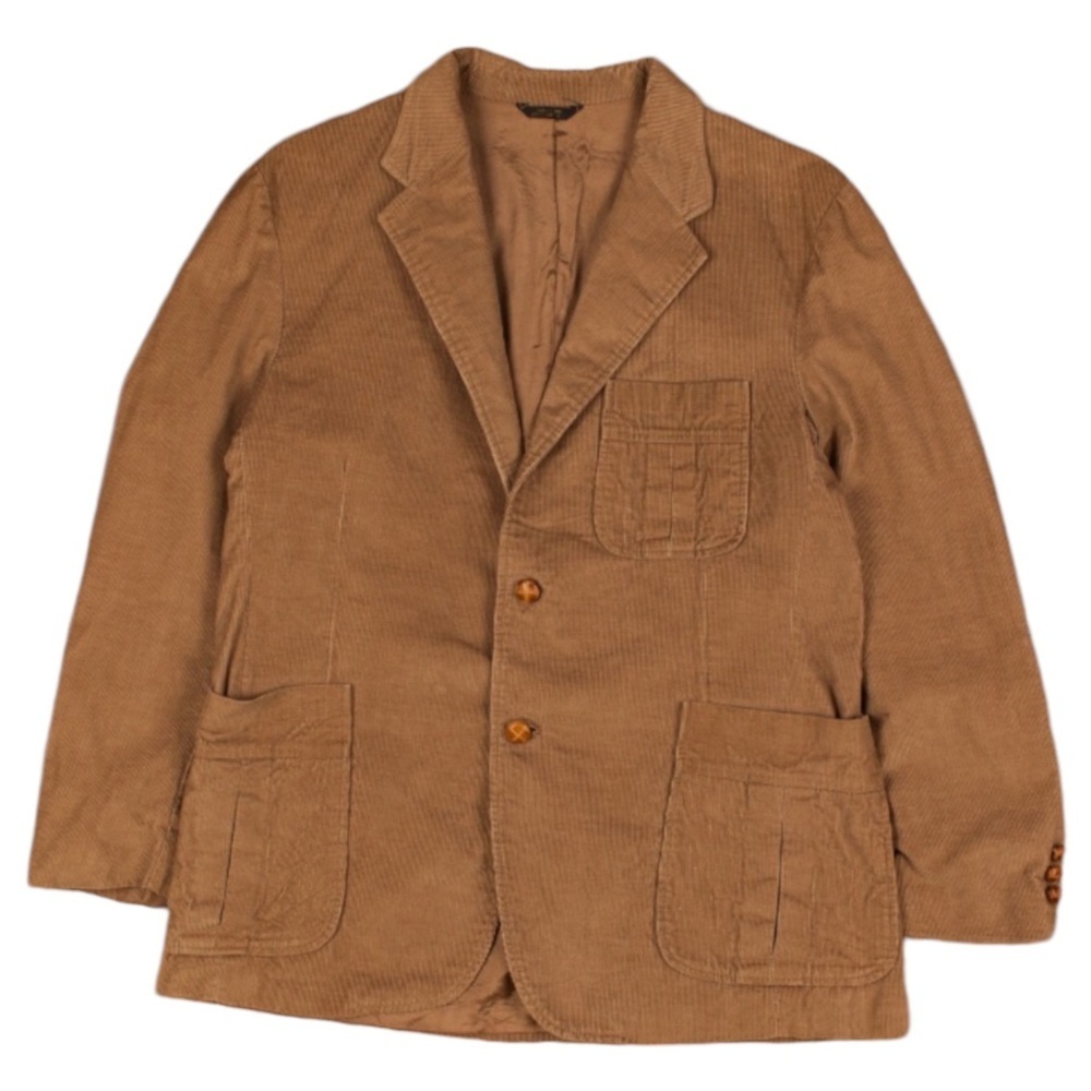 VINTAGE 1970s PANATELA SPORTSWEAR BY LEVIS BROWN CORDUROY BLAZER SZ 42R